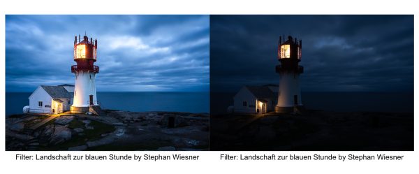 Lightroom Filter Landschaft blaue Stunde von Stephan Wiesner