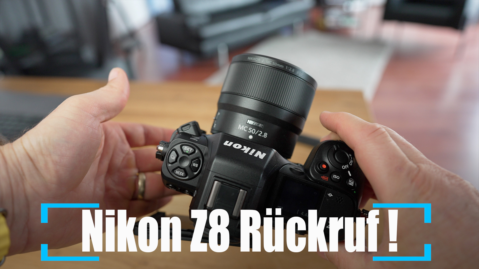 Rückruf Nikon Z8 Kamera