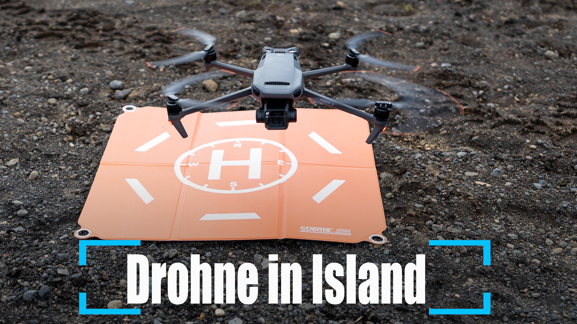 Drohne in Island
