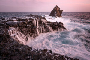 Sonnenuntergang am Meer fotografieren auf Madeira.